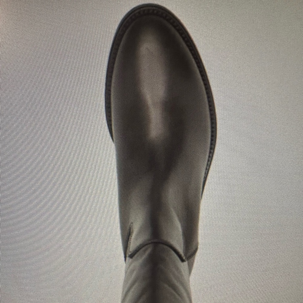 Dark Brown round toe knee high boots size 6.5